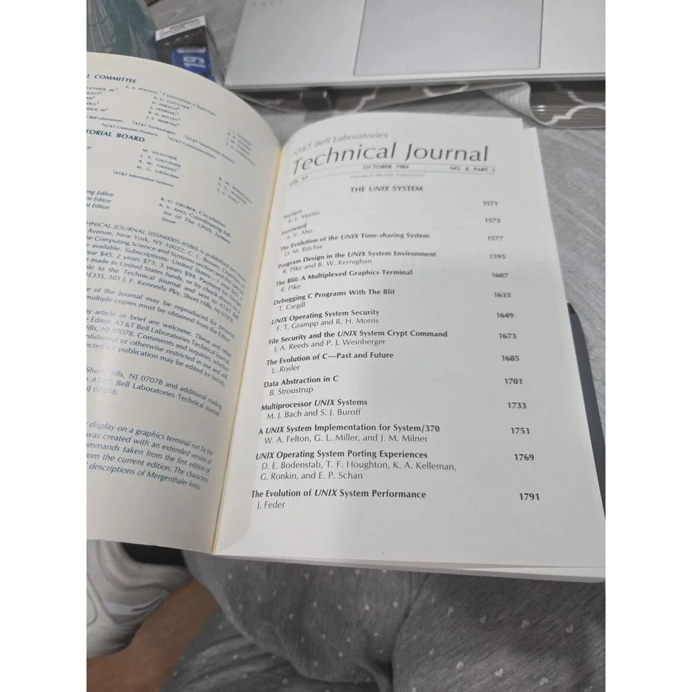 AT&T Bell Laboratories Technical Journal The UNIX System Part 2 Oct 1984